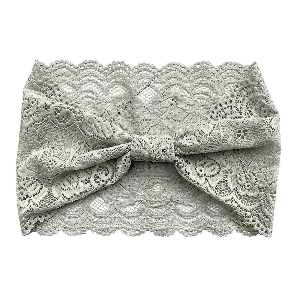 Solid Color Elastic Headband Hollow Out Wide Headbands Fashion Women's Hairband Hair Accessories