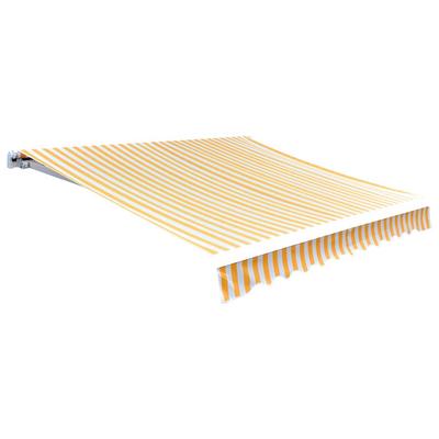 Vidaxl Awning, Sunflower Yellow and White, 3x2.5 M (Frameless)