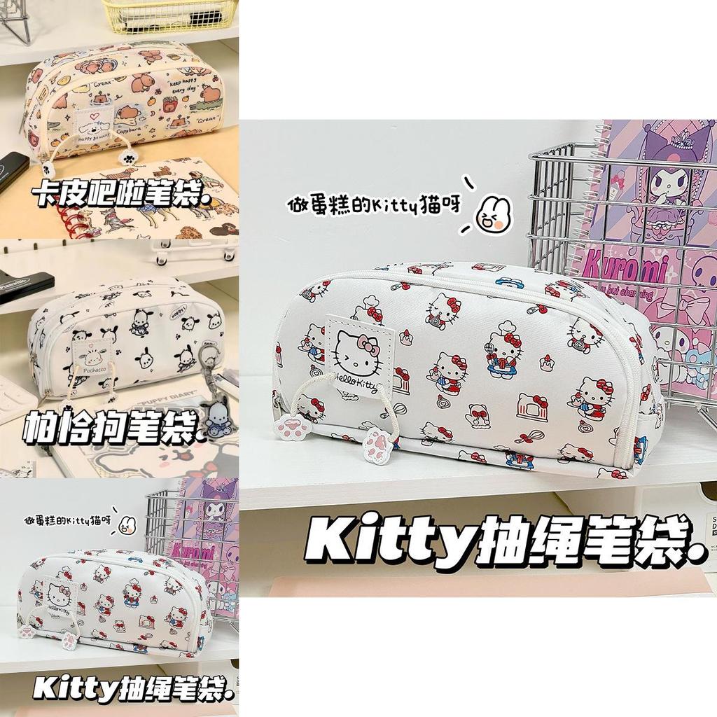 Estuche Hello Kitty Pochacco Capibara De Gran Capacidad Para Estudiantes Y Material Escolar