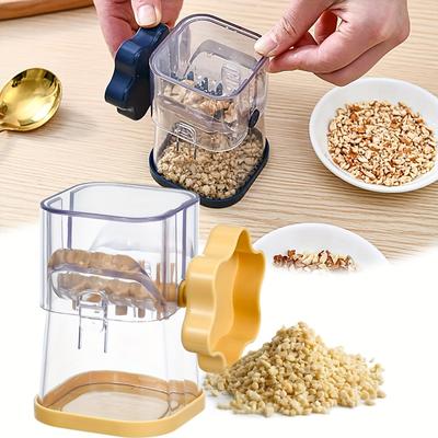 3pcs Manual Nut Mashing Grinder Set , Durable ABS Plastic, Multi-Functional for Chocolate, Walnuts, Peanuts , Dried Fruits
