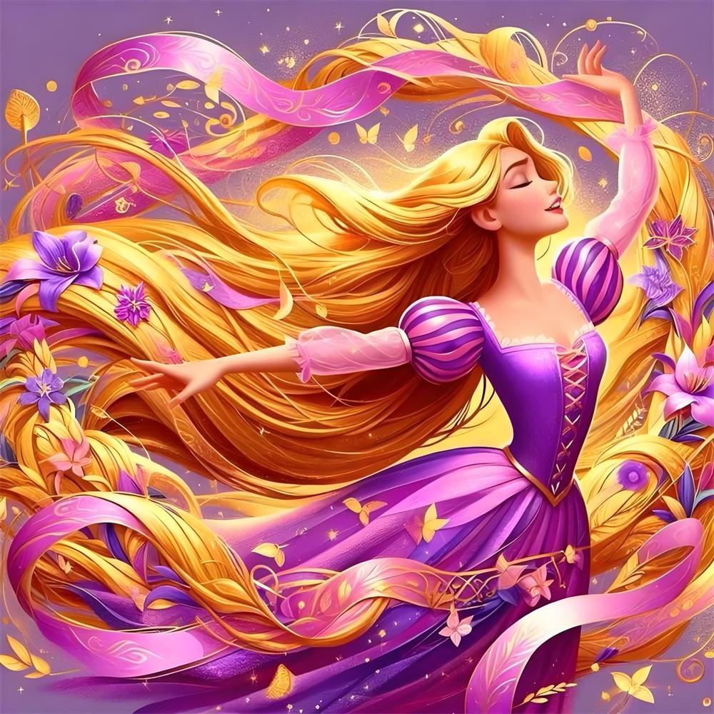 Disney 5D Diamond Painting Princesses Cross Stitch Mosaic Kit Home Decoration Wall Sticker DIY Handmade Gift