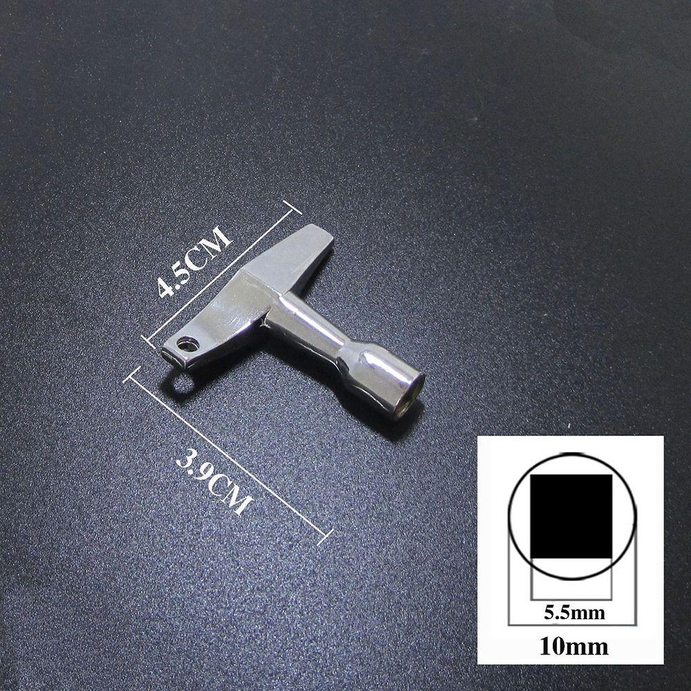 2PCS Zinc Alloy Drum Keys Square/Hexagonal Drum Key Tuner Practical Acoustic Drum Tools