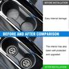 1/2PC Car Coaster Non-Slip Pad Water Cup Holder Interior Mat Accessories For Volkswagen VW Rline Beetle Touareg Tiguan TouranAL1