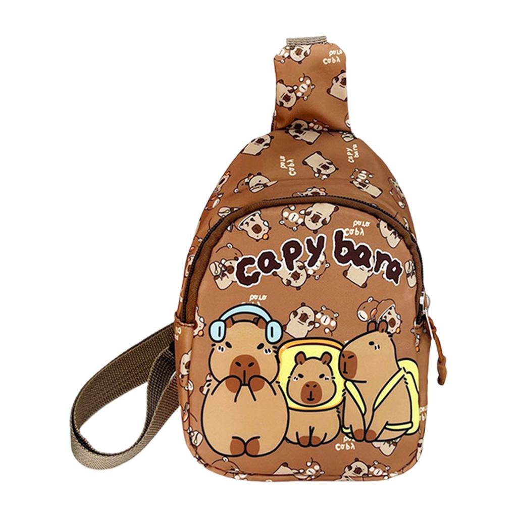 Kids Sling Bag Cartoon Kids Travel Bag Chest Bag Kids Crossbody Bag Mini Backpack Daypack for Girls Boys Fanny Packs