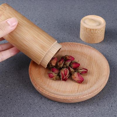 Épice Portable Fait Main Support Bambou Bouteille Boîte de Rangement Conteneur Organisateur