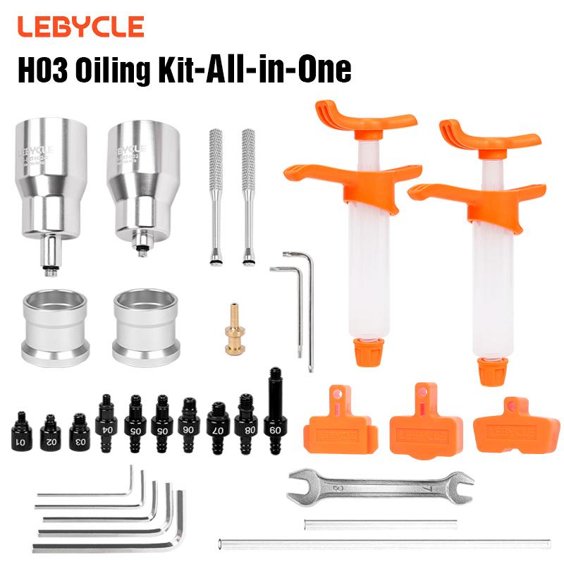 

LEBYCLE MTB Road Bicycle Alloy Oiling Kit For Shimano Bike Brake Oil Bleed Tool System Use Mineral Oil Brake Tools Pro For shimano
