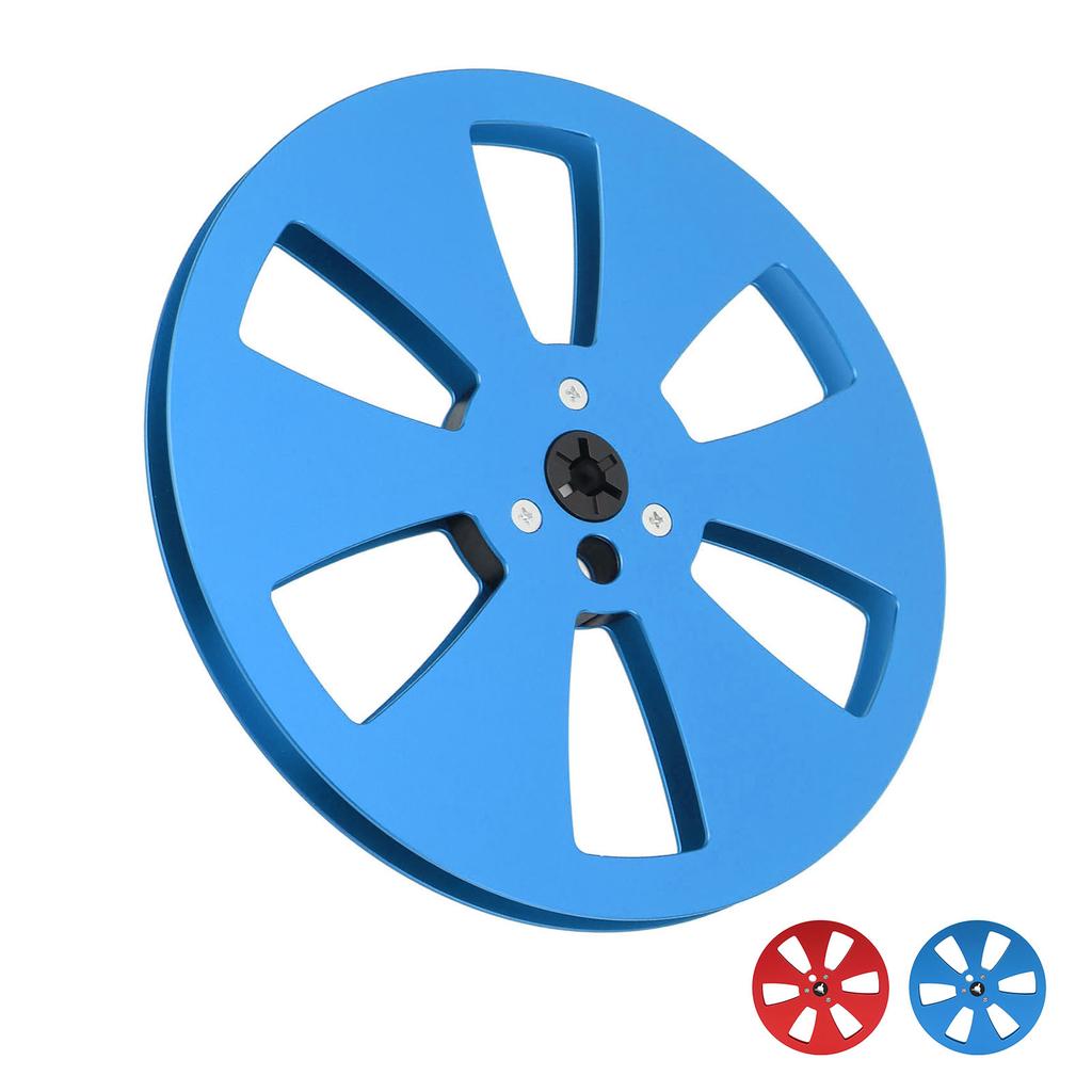 1/4 7 Inch Empty Tape Reel 3 Holes Aluminum Alloy Universal Fit Open Reel Sound Empty Takeup Reel fo