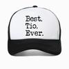Funny Best Tio Ever Uncle Gift From Niece Nephew Baseball Cap Summer Style Graphic Streetwear Mesh Hat Adjustable Trucker Hats