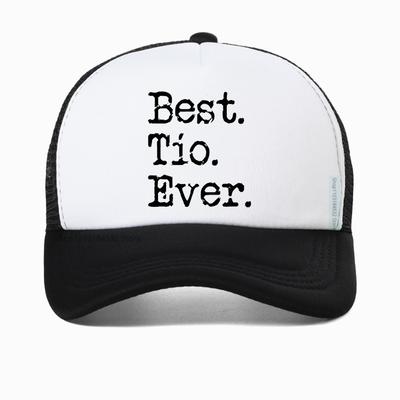 Funny Best Tio Ever Uncle Gift From Niece Nephew Baseball Cap Summer Style Graphic Streetwear Mesh Hat Adjustable Trucker Hats