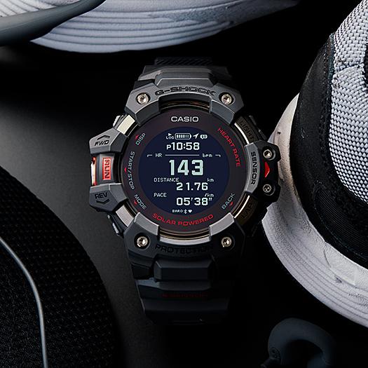 Casio G-SHOCK Men's Stainless Steel 200M Water Resistant Digital Shock Resistant Quartz Watch GBD-H1000-8