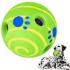 Dog Toy: Self-Play Rolling Sound Ball – Silly Laugh, Teething Relief, Bite-Resistant, Boredom Resistant Pet Ball
