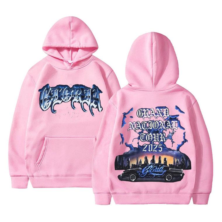 Rapper Kendrick Lamar & SZA Grand National Tour 2025 Hoodie Herren Damen Hip Hop Mode Übergroßes Sweatshirt Mann Lässige Streetwear