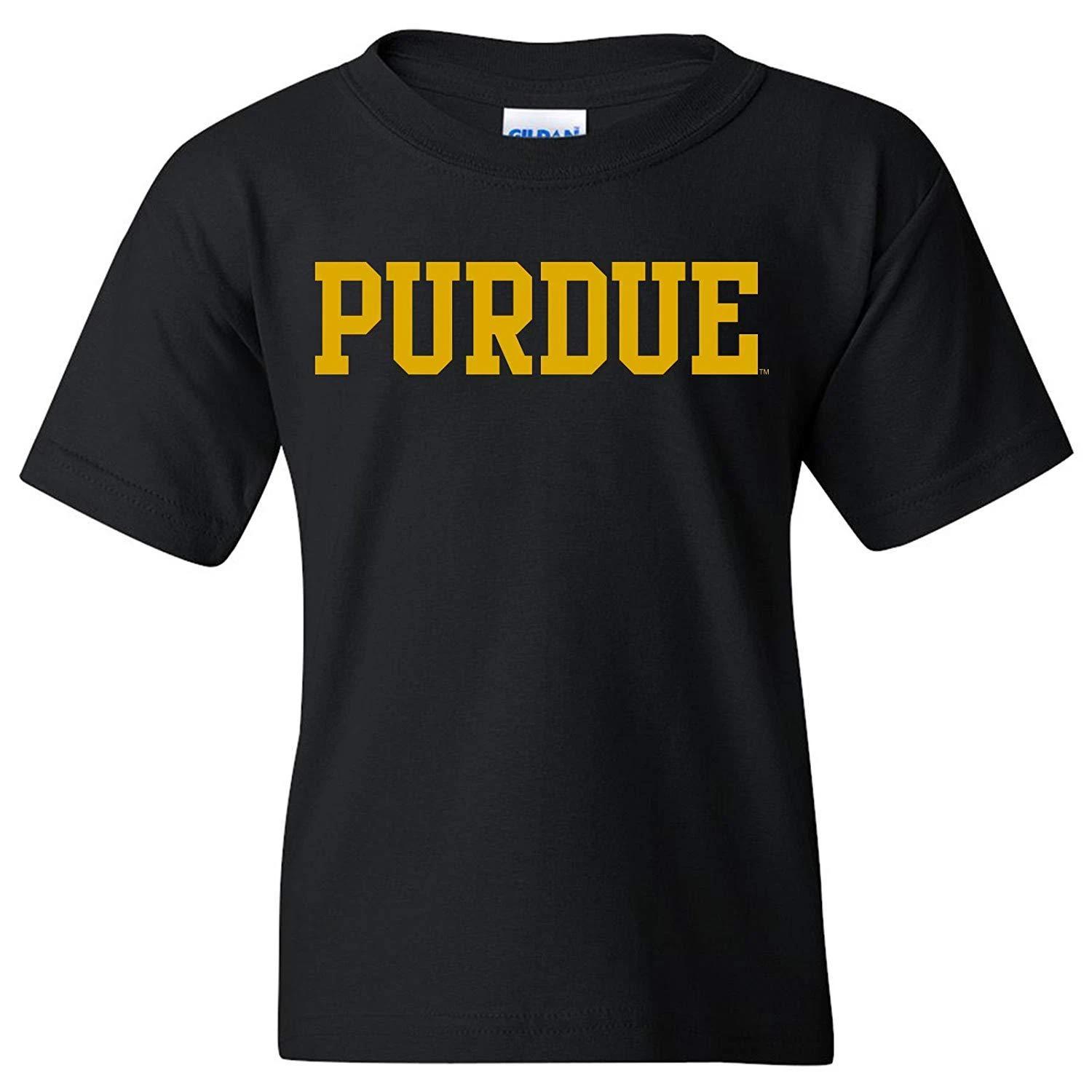 Purdue Boilermakers Basic Block Licensed Unisex Youth T-Shirt 4XL
