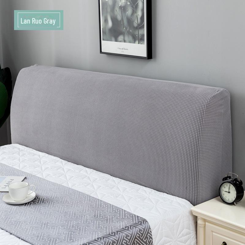 European-Style Elastic Dust-Proof Bed Head Cover – Universal Fit, Soft Protective Cover for Wooden Bed Headboards