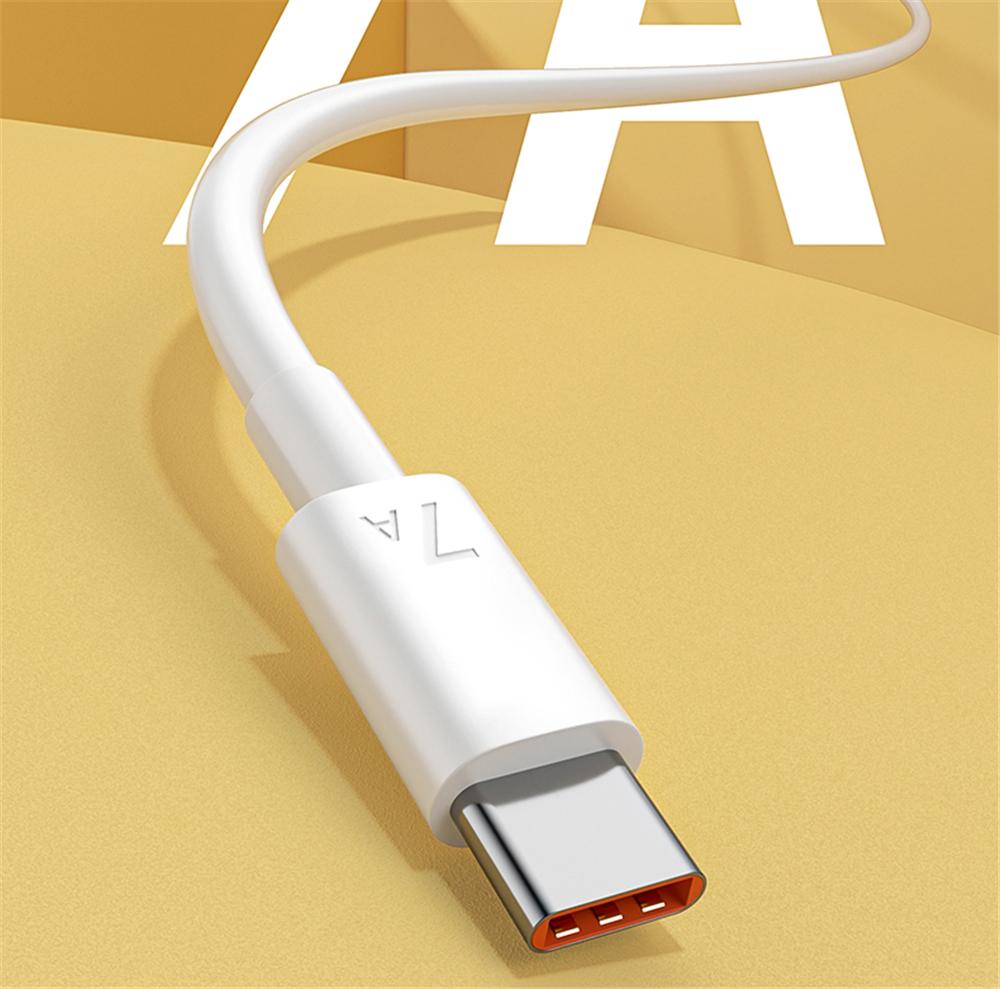7A 100W Type C USB Cable Fast Charging Data Cord For Xiaomi 13 12 11 Huawei Mate 50 60 Redmi K50 Note 13 Honor 90 POCO F5 X5 Pro