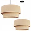 HANGING LAMP, CEILING CHANDELIER, LAMPSHADE 45cm, JUTE