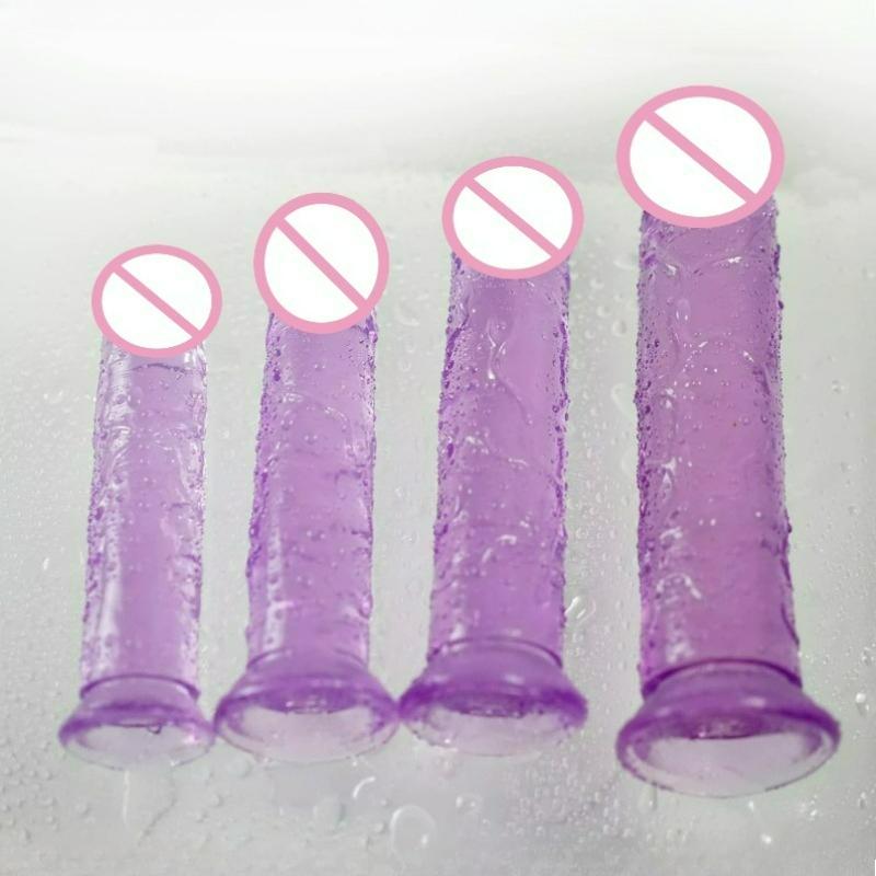 Vibrator Dildo Suction Cup Jelly Dick Realistic Soft Cup Adult Sex Toy for Women and Men Vaginal and Anal Masturbator Dildos