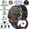 New Military Rugged T-Rex3 GPS Positioning Smartwatch Compass Barometer Altimeter 5ATM Waterproof 650mAh Battery Sport Men Watch
