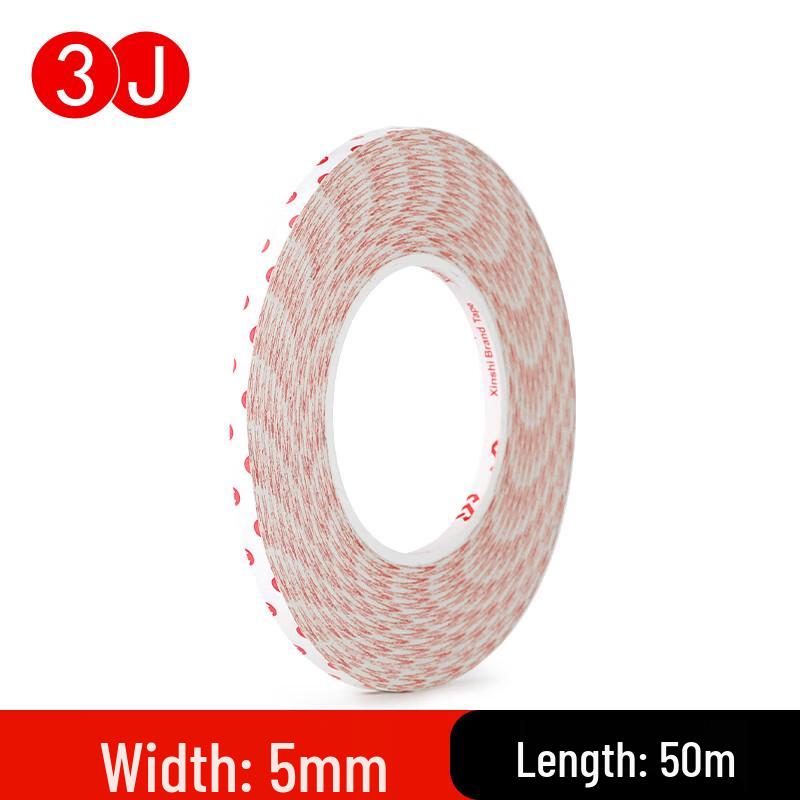 3J Ultra-Thin Non-Woven Double-Sided Adhesive Repair Tape белый