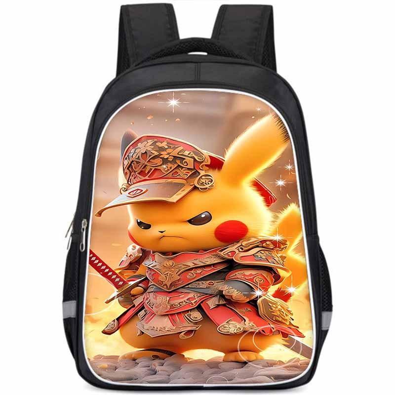 Pikachu Large Capacity Lightweight 3d Oxford Cloth Kids Backpack For School Education