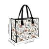 Cute Mushroom Print Casual Tote Bag Lightweight Portable Daily Use Shopping Shoulder Handbag For Women