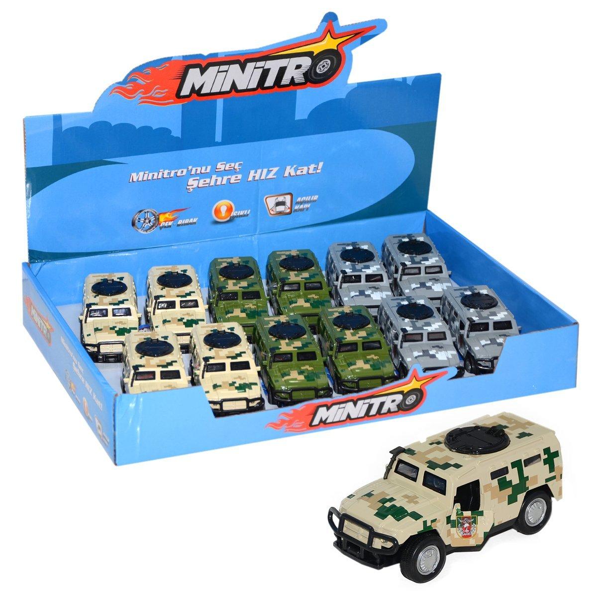 

FY5178H-12D 1:36 Минитро 1:36 Metal Pull & Drop Illuminated Military Scorpion