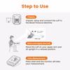 Sinocare Upper Arm Automatic Blood Pressure Monitor Portable Digital BP Sphygmomanometer Pressure Meter Tonometer