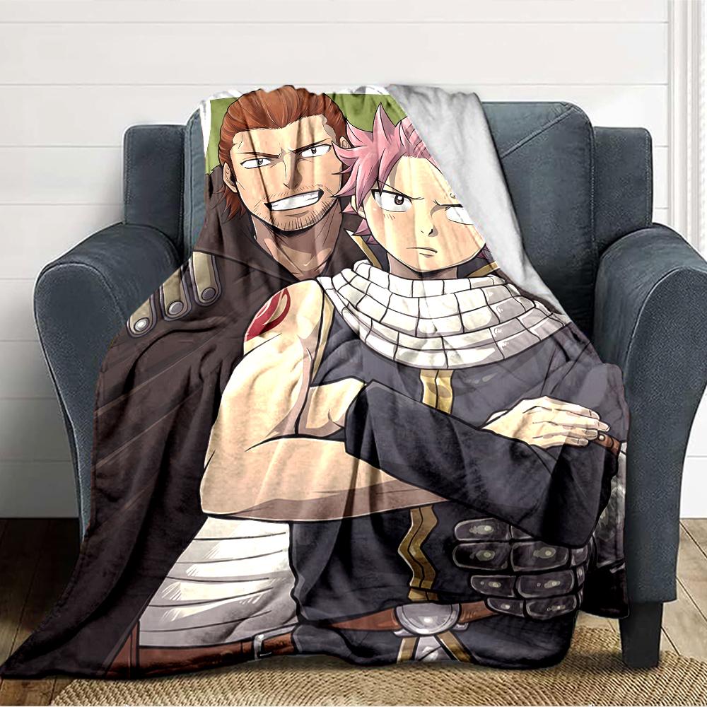 1pc Fairy Tail1 Blanket, Gift, for Men and Women, Soft Blanket, Good for Sofa Bed Couch Travel, Lightweight Flannel Blanket