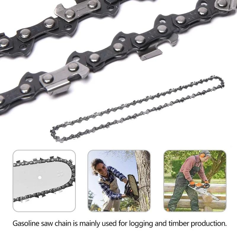 1Pcs 16 Inch Chainsaw Chain Bar Pitch 3/8" Blade Gauge 050 Wood Cutting 56/57/59 Drive Links Replacement Parts Chainsaw Spares