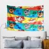 Dog Paw Adventure Tapestry, Unique Design Tapestry, Wall Decor for Bedroom,Livingroom, Playroom,Heartwarming Fan Holiday Gifts
