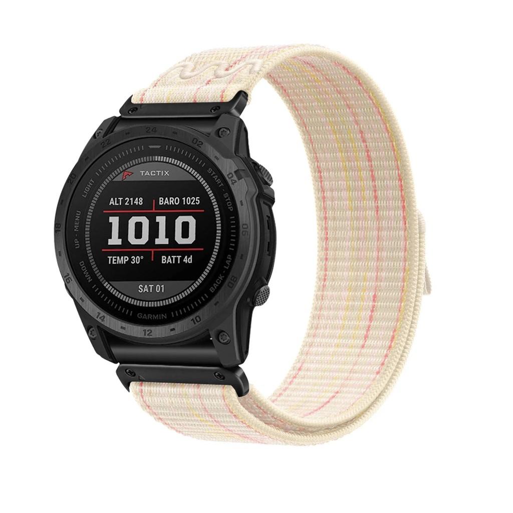 22 26mm Nylon Strap for Garmin Fenix 8 41MM/57MM 7 7X Pro 6 5 Watchband for Enduro3 2 Fenix 5 5X 6 6XPro 51mm Quickfit Bracelet