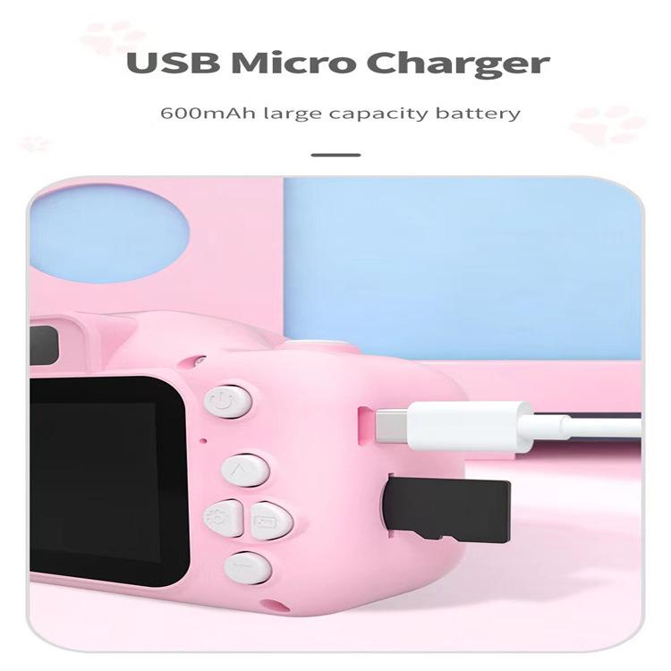 X5 HD Children's Digital Mini Camera with Cartoon IPS Screen - Ideal Birthday Gift