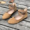 Women Ballet Shoes Shallow Elasticated Straps Round Toe Women Shoes Flat Heel Women Shoes