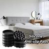 Round Silicone Anti-slip Pads Diameter 5 Cm Black Brown Silent Table Leg Pads To Prevent Movement