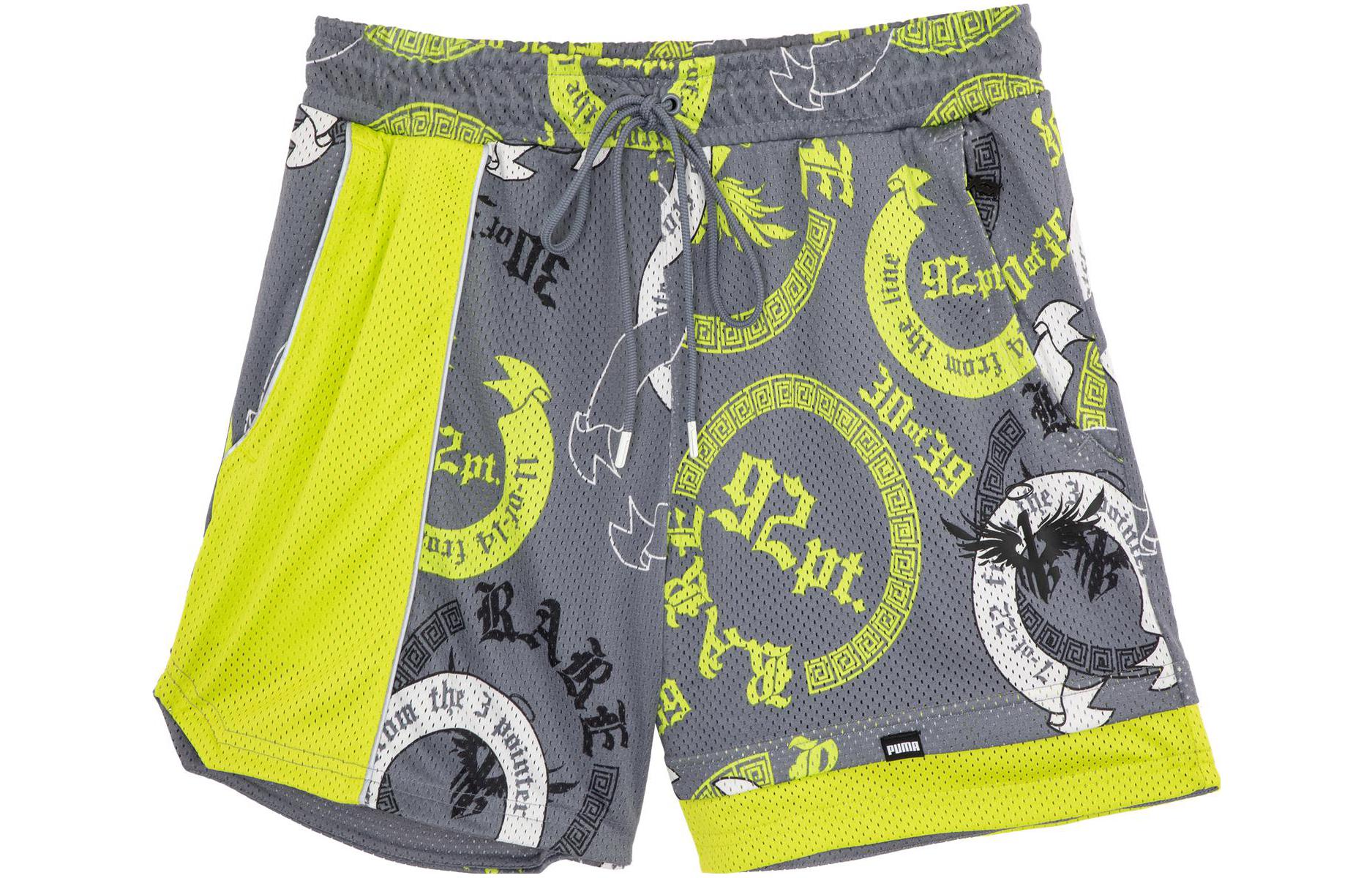 PUMA x LAMELO Collaboration CHINO HILLS RALPH SHORT Casual Shorts Men s Gray 625137-01 M