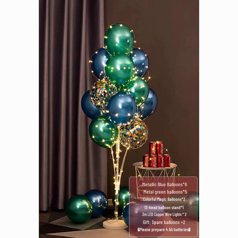 Luminous Balloon Floor Stand for Events: Birthday, Wedding, Anniversary, Party, and More.