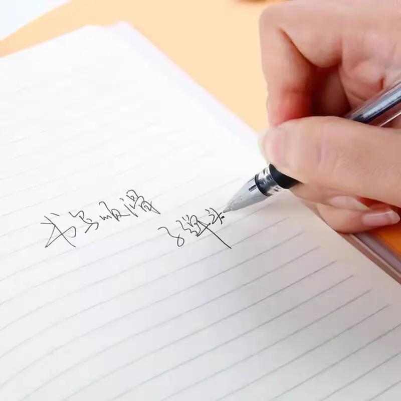 12pcs Pen 0.5mm Black Gel Pen for Students Bullet Tip Smooth Writing Suitable for Exams Office and Signing Stationery Supplies