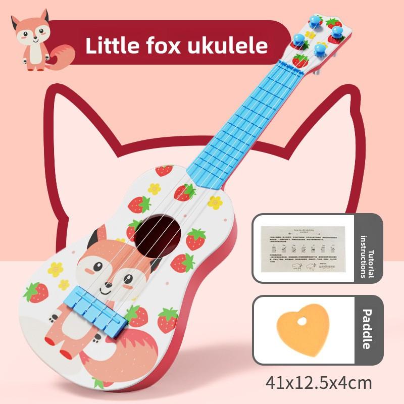 Ukulele Kids Guitar Toys Girls Boys Beginners Mini Guitar Instruments Playing Music Simulation