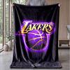 Coperta in Flanella Pile Squadra di Pallacanestro Lakers Coperta Calda e Accogliente per Divano Letto Viaggio Uso Stagione Singola