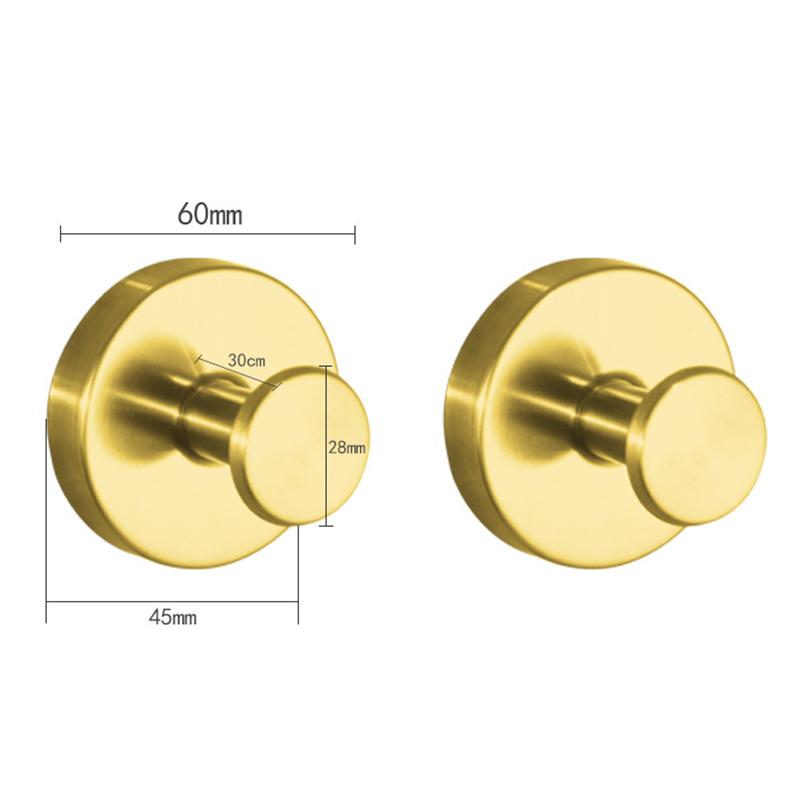 Bathroom Suction Cup Hook Traceless Stainless Steel Kitchen Hooks Hole Free Vacuum Coat Hooks Wall Towel Suctions Cups