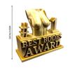 Best Ass Award Creative Best Boobs Award Gold Ornament Trophy Statue Funny Creativity Resin Home Decorations Gifts