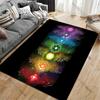 15 Size Bohemian Chakra Meditation Area Rug,Carpet Rug for Living Room Bedroom Sofa Doormat Decoration, Decoration Chambre
