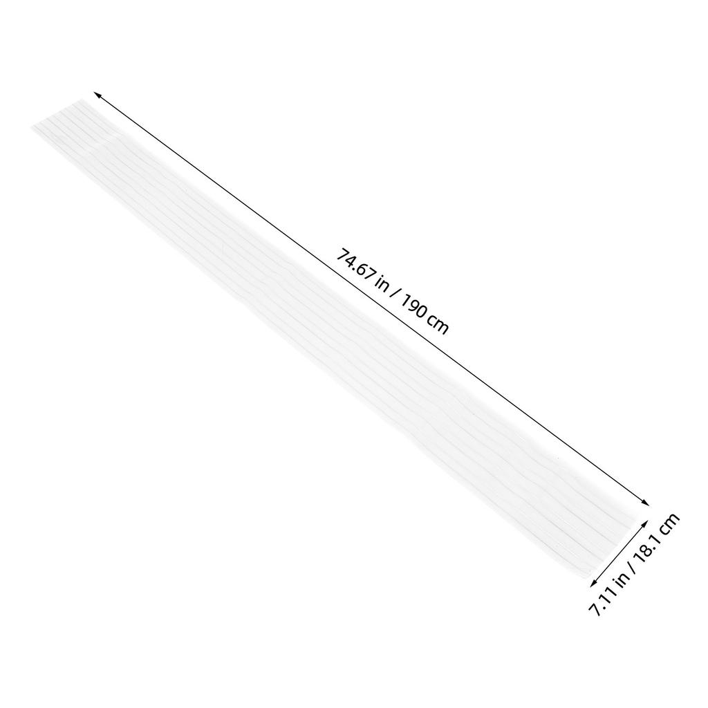 74x7 Inch Clear PVC Dog Hanging Curtain Transparent Pet Door Flap for Kennel Partition Room Divider Energy Efficient Draft