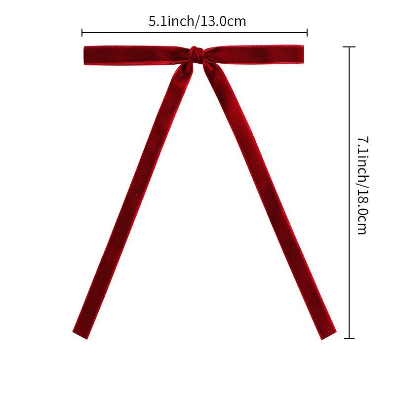 12pcs/set Vintage Christmas Tree Bows Christmas Gift Versatile Usage Velvet Bows Elegance Indoor Outdoor Decorations