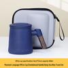 Tea Infuser Ceramic Travel Mug Set