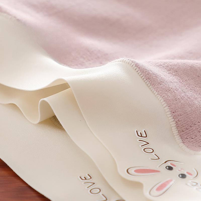 Women Luxury Cotton Panties Tummly Control Summer Sexy Rabbit Briefs High Waist Plus Size Cotton Crotch Breathable Underpants Lingerie Underwear