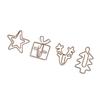 100Pcs Cute Paper Clips Retro Christmas Style Exquisite Color Wide Application Kids Paper Clips for 