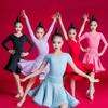 Long Sleeve Latin Dance Dress Glossy Latin Performance Costume  Competition