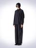 House 072C Dolman Sleeve Wool Shirt Dark Gray