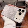 iPhone 17 Pro Max Leather Leopard Print Case with Large Window, Apple 16 Lens Protection, and Drop Protection Cover.